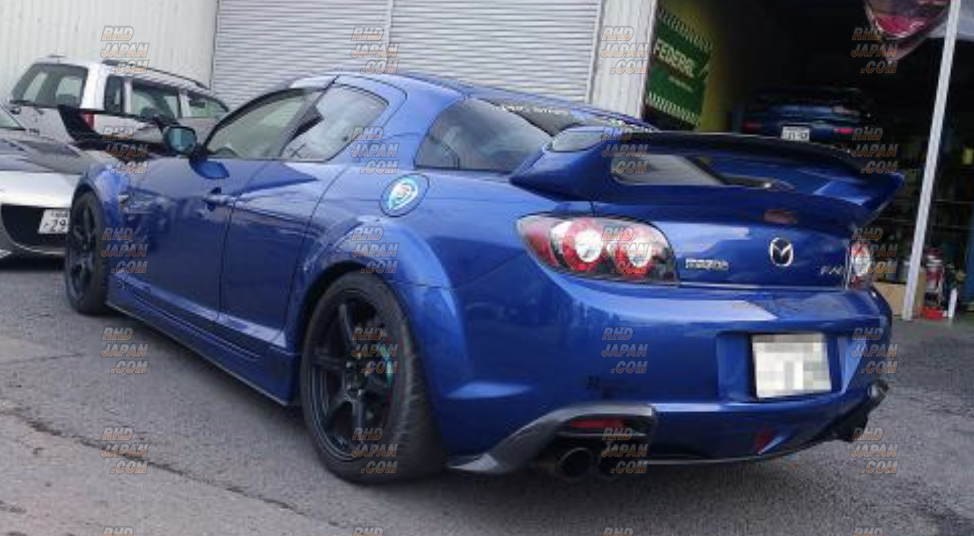 R-Magic RE Rear Bumper Muffler Garnish Set FRP - RX-8 SE3P Kouki
